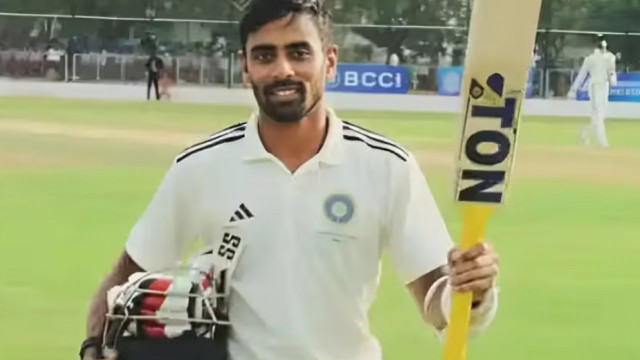 Abhimanyu Easwaran Test debut