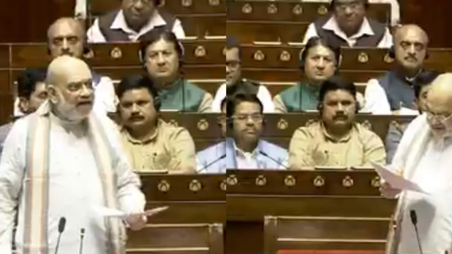 Amit Shah in Rajya Sabha