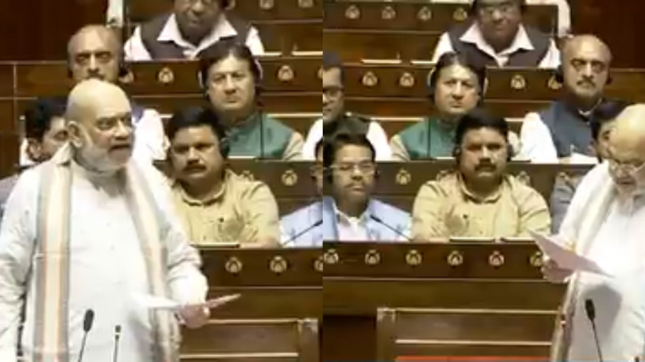 Amit Shah in Rajya Sabha