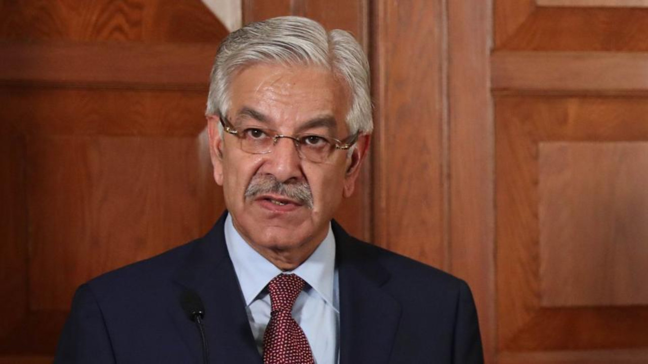 Pakistan's Defence Minister Khawaja Asif 
