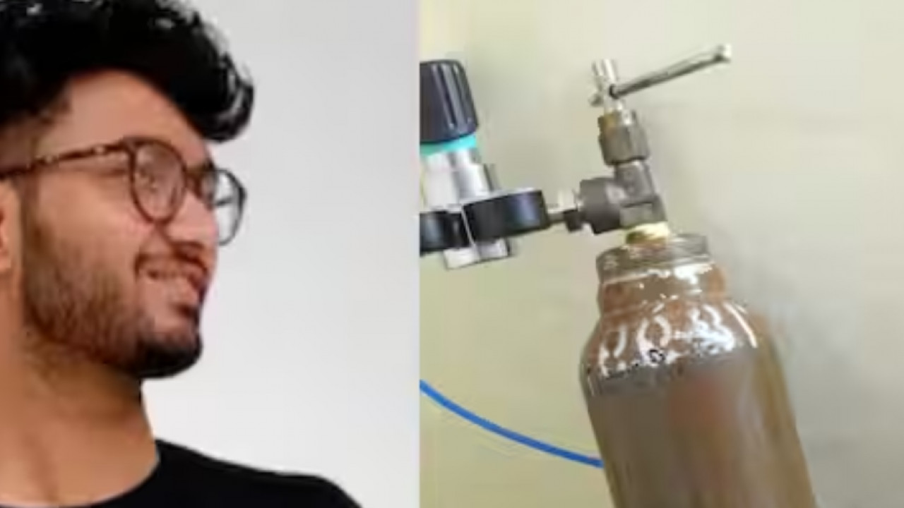Suicide by using helium gas in Delhi